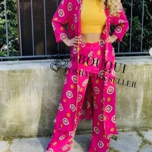 ZARA CAMPAIGN EDITION PRINTED KIMONO DRESS